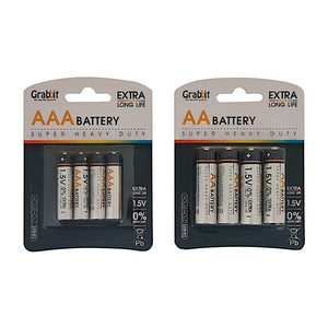 Grabbit Zinc Carbon Battery | AAA | AA