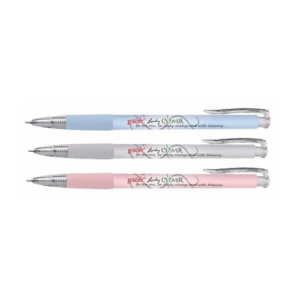 SALE!! G'Soft Lucky Clover Retractable Needle Tip 0.5mm Pen