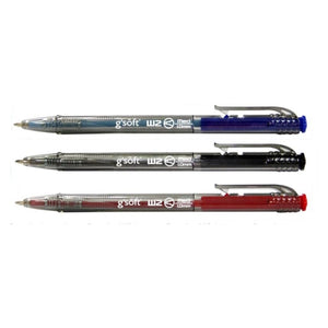 G'Soft W2 Retractable Semi Gel Ball Pen | 1.0mm