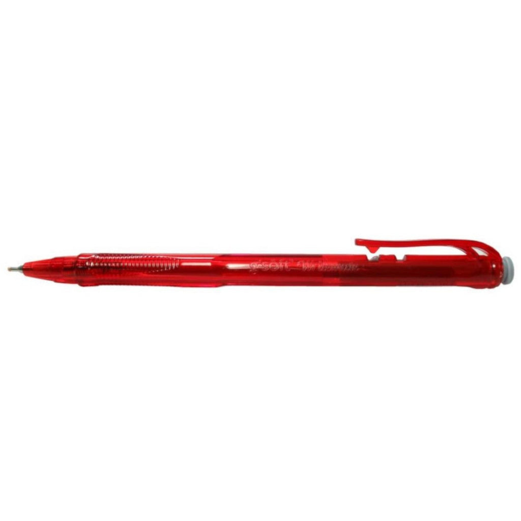 G'Soft WG7 Writemate Retractable Ball Point Pen | 0.7mm - Red