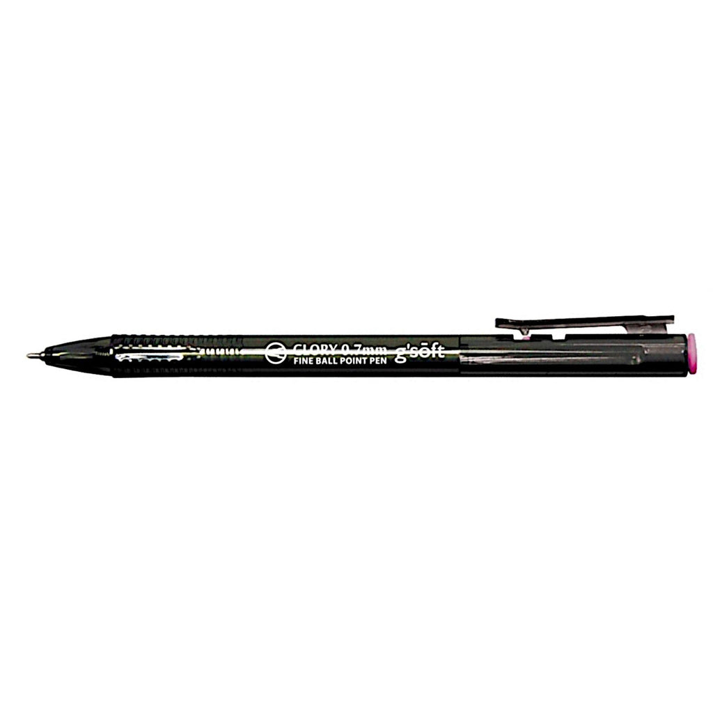 G'Soft Glory Retractable Ball Pen | 0.7mm - Red
