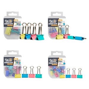 Grabbit Mix Colour Binder Clips