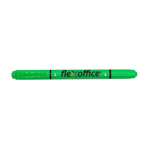 Grabbit Flexoffice Dual Tip Highlighters | Green & Yellow
