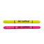 Grabbit Flexoffice Dual Tip Highlighters | Pink & Yellow