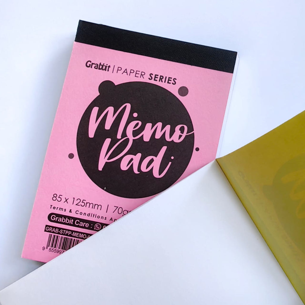 Grabbit Memo Pad 85mm x 125mm -  150 Sheets