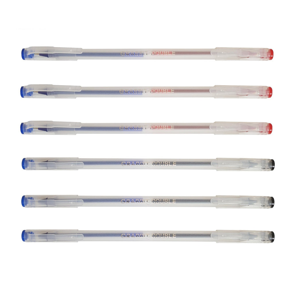 Grabbit Orion Double Ball Pen | Dual Nib 0.5mm - Set B