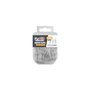 Grabbit 50mm Round Silver Paper Clips