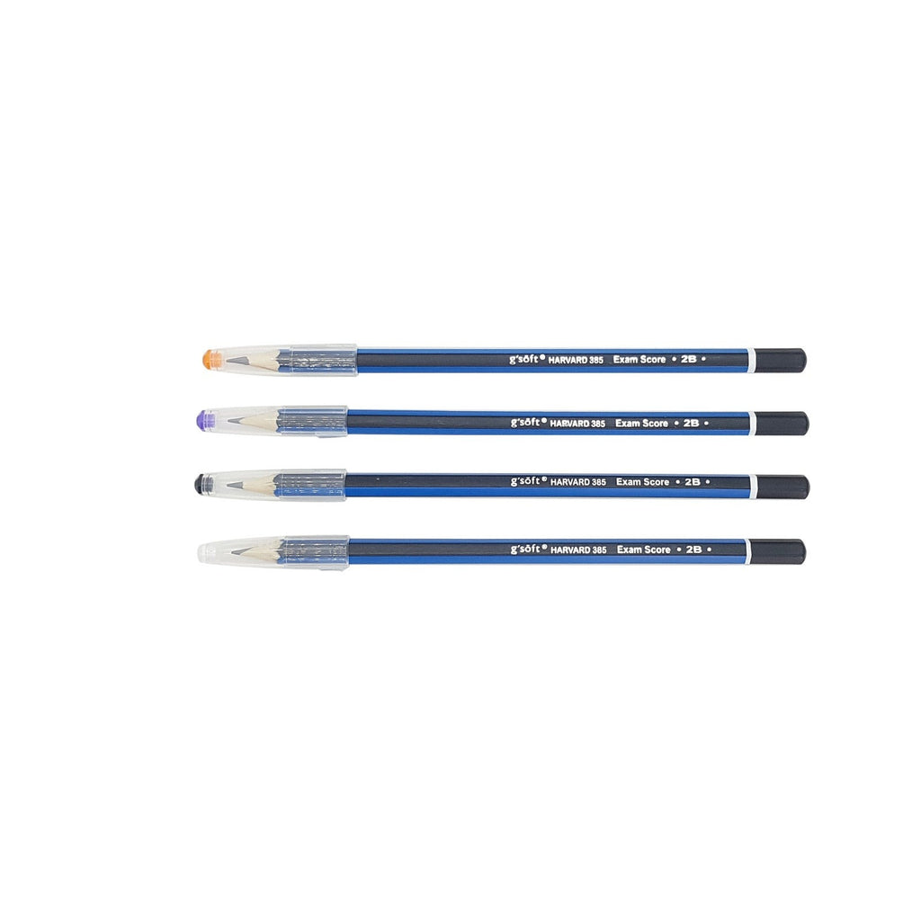 G'Soft HARVARD 385 2B Pencils | Hexagonal Shaped