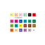 Zig Kuretake Fabricolor | Dual Tip - Pack of 24 Pens