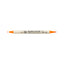 Zig Kuretake Fabricolor | Dual Tip - Orange