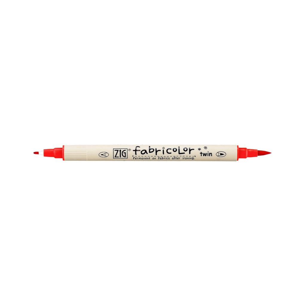 Zig Kuretake Fabricolor | Dual Tip - Red
