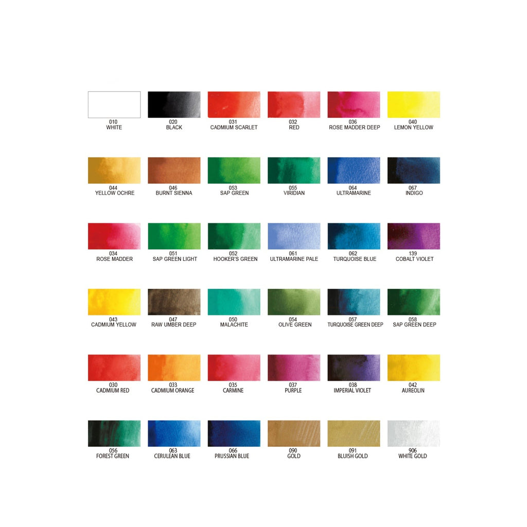 Zig Kuretake Gansai Tambi Watercolour | 36 Colour Set