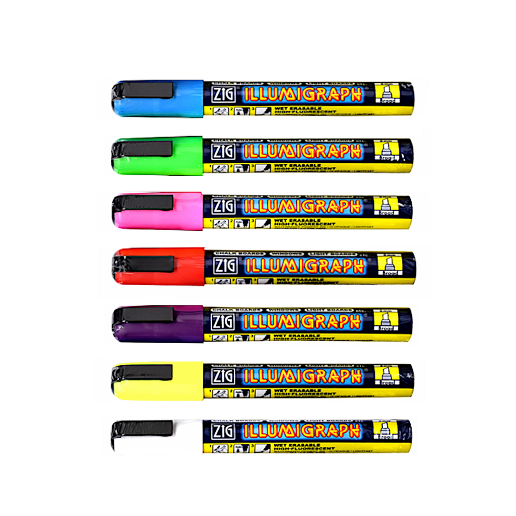 Zig Kuretake Illumigraph Fluorescent Marker 6mm