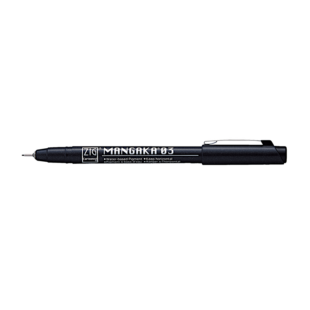 ZIG KURETAKE Cartoonist Mangaka Liner Pen | Black - 03