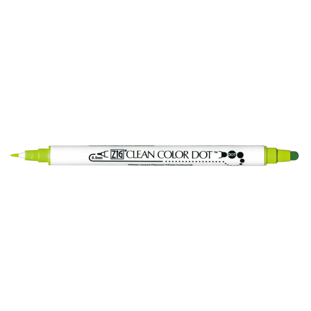 Kuretake Zig Clean Colour Dot Pen - Kiwi (#402)