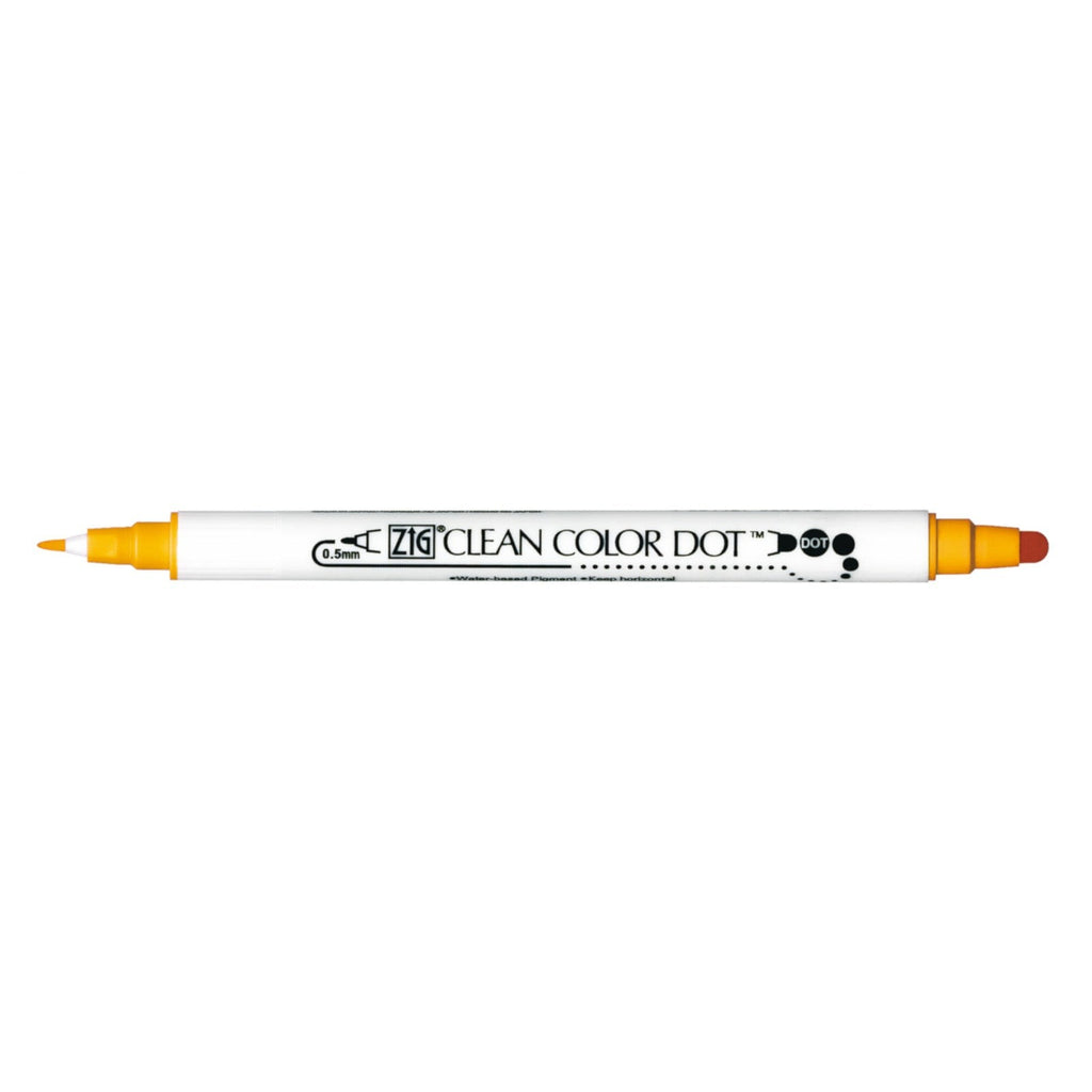 Kuretake Zig Clean Colour Dot Pen - Summer Sun (#503)