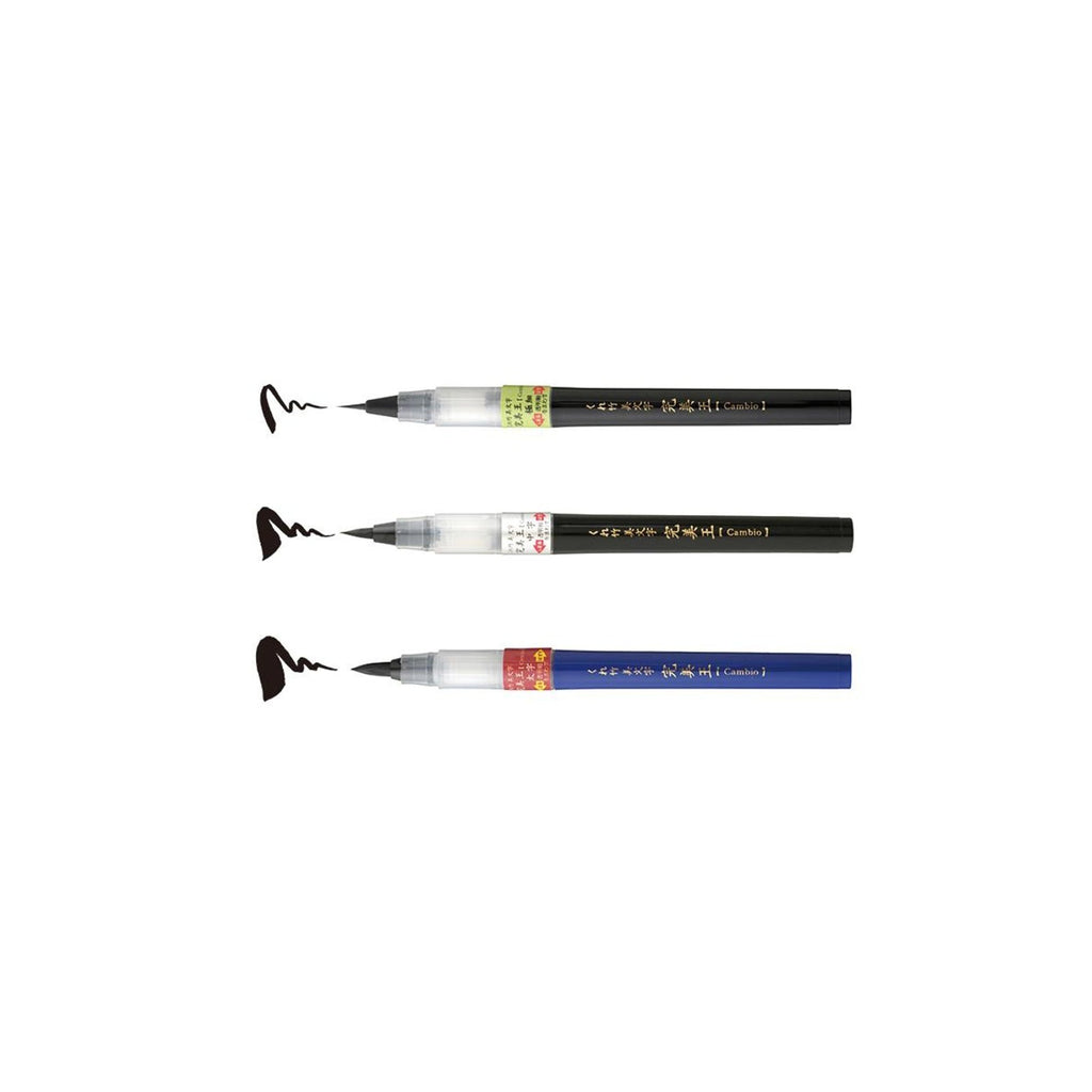 Kuretake BIMOJI CAMBIO Calligraphy Brush Pen | Fine, Medium, Large