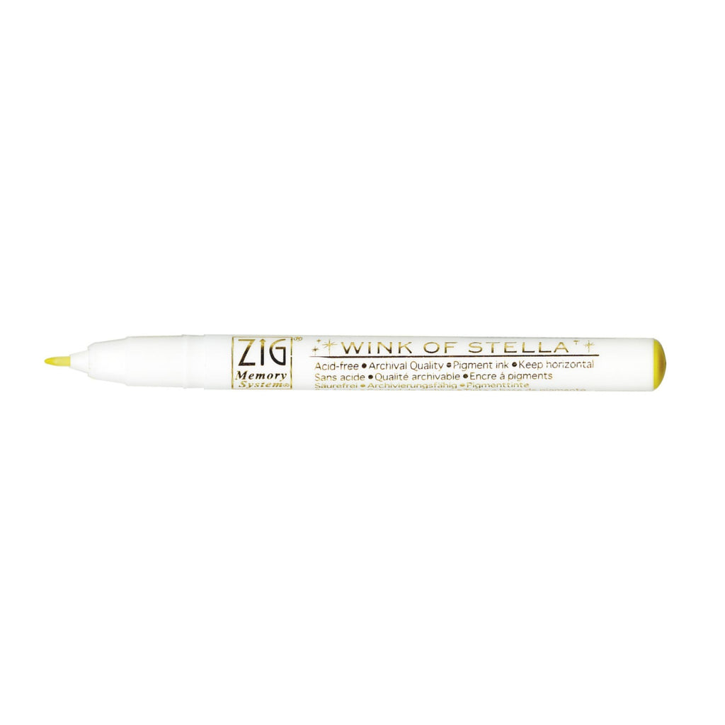 Zig Kuretake Memory System | Wink of Stella - Glitter Yellow