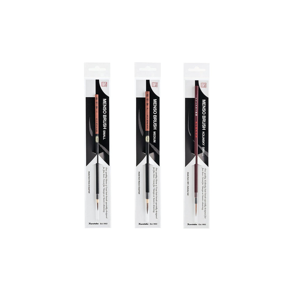Zig Kuretake Menso Cartoonist Brush | Set of 3 Brush