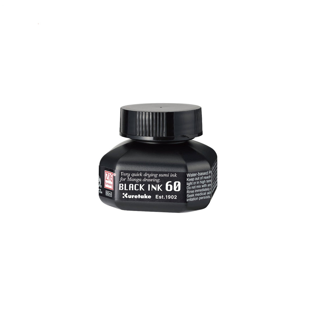 ZIG Kuretake Cartoonist Black Ink 60ml