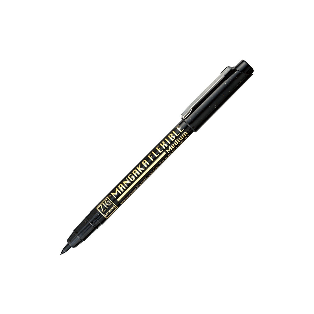 Zig Kuretake Cartoonist Mangaka Flexible Brush Marker - Medium