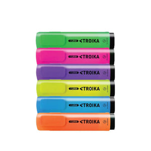 Lator Trioka Highlighters | 6 Basic Colour Set
