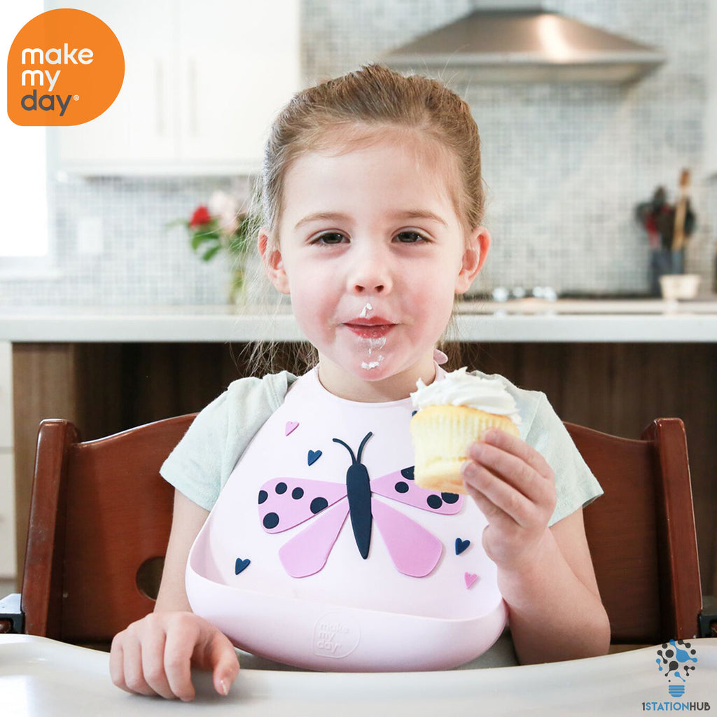 Make My Day Baby Bib | Butterfly