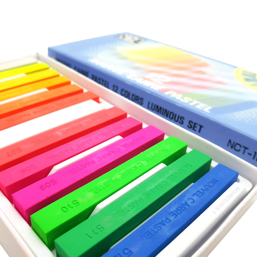Sakura Nouvel Carre Pastel | Luminous 12 Colour Set
