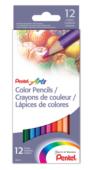 Pentel Arts Colour Pencil |  | Set of 12 Pencils