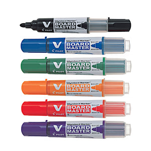 Pilot V Board Master Whiteboard Marker | Bullet Medium