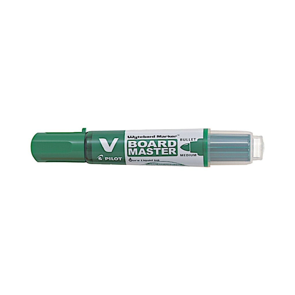 Pilot V Board Master Whiteboard Marker | Bullet Medium - Green