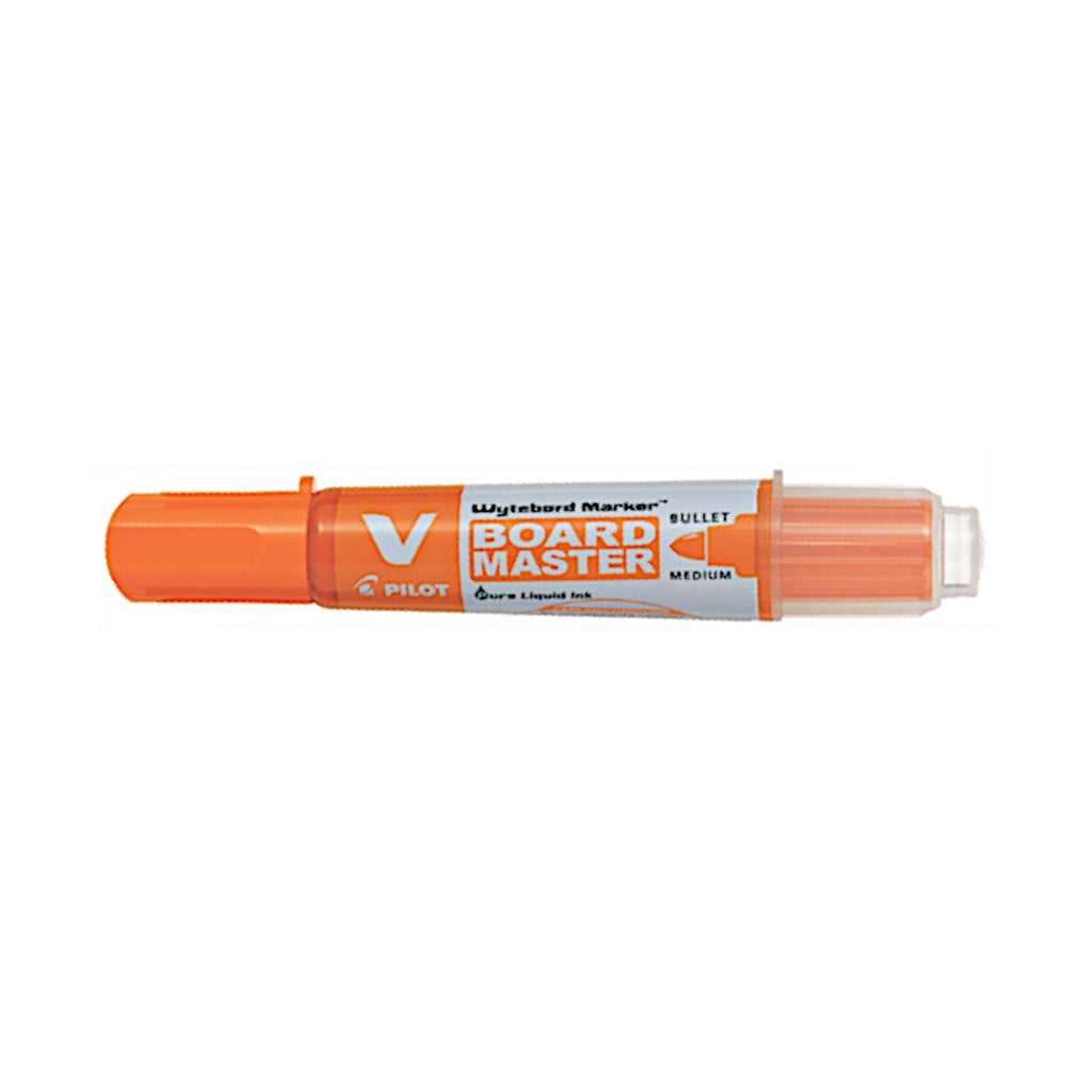 Pilot V Board Master Whiteboard Marker | Bullet Medium - Orange