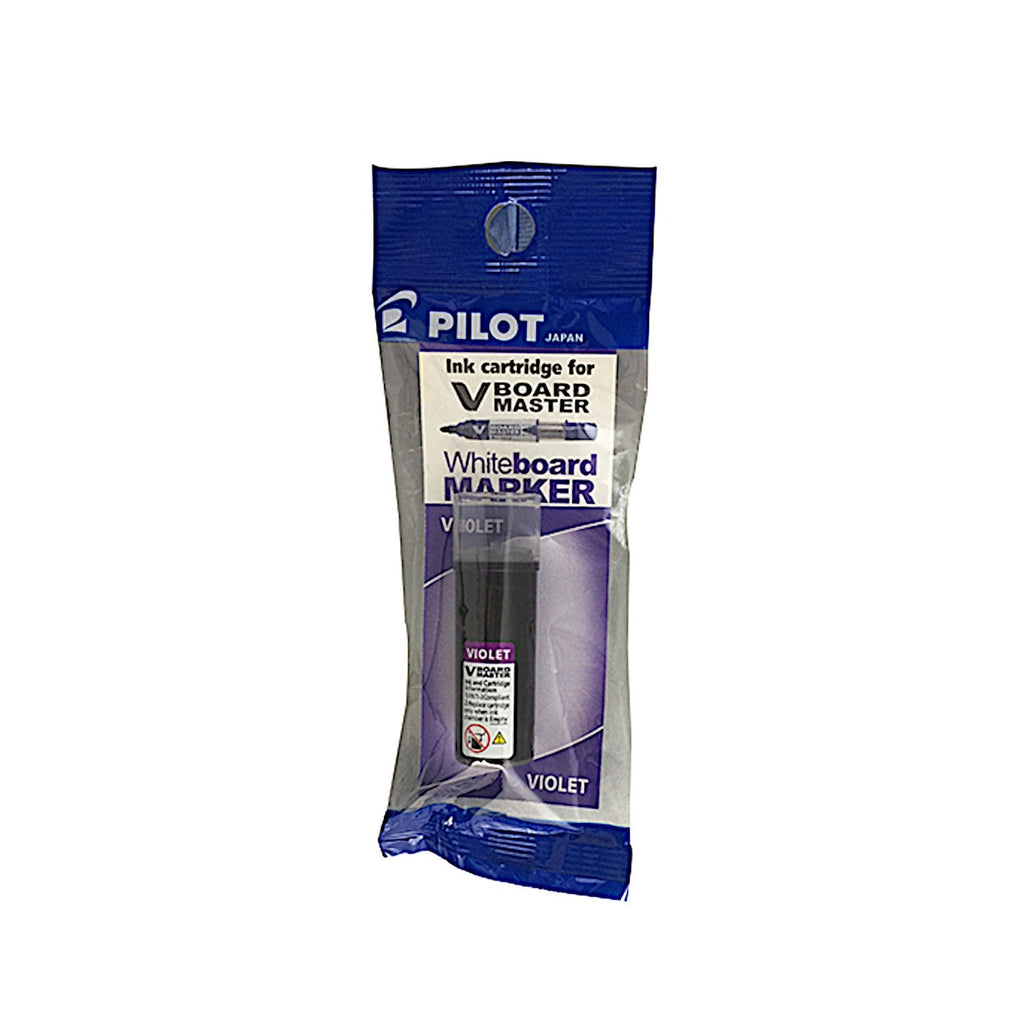 Pilot V Board Master Whiteboard Marker | Refill Ink Cartridge - Violet