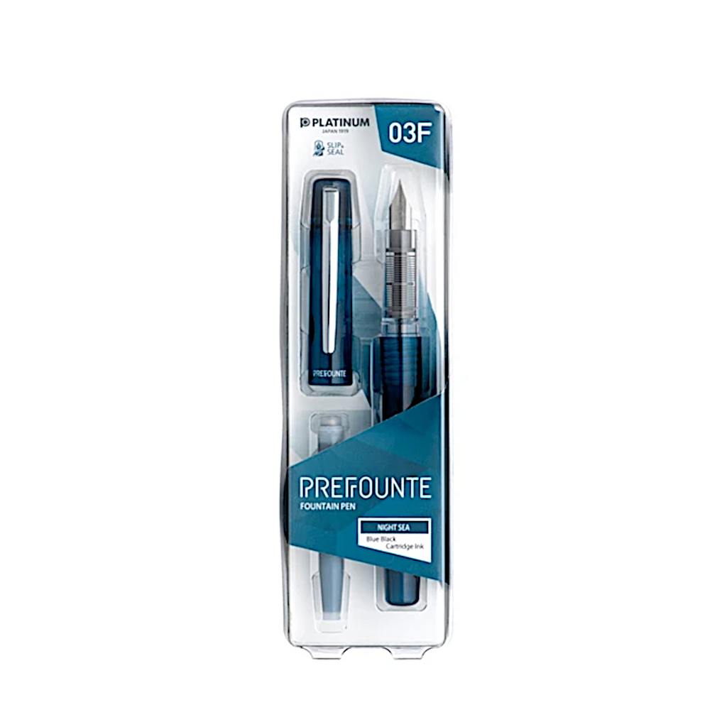 Platinum Prefounte Fountain Pen | Night Sea Fine