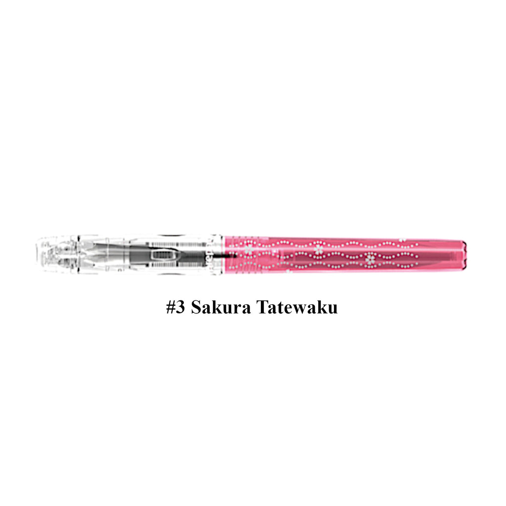 Platinum Preppy WA Limited Edition Fountain Pen 03 Fine Black Ink | Pink #3 Sakura Tatewaku