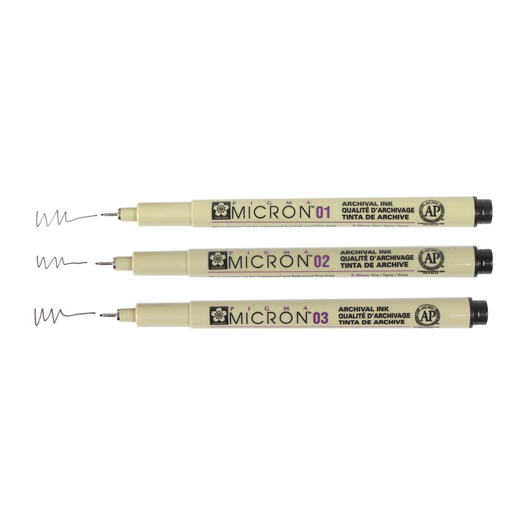 Sakura Pigma Micron 01 02 03 | Archival Ink Pen