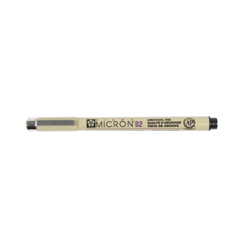 Sakura Pigma Micron 02 | Archival Ink Pen | Black