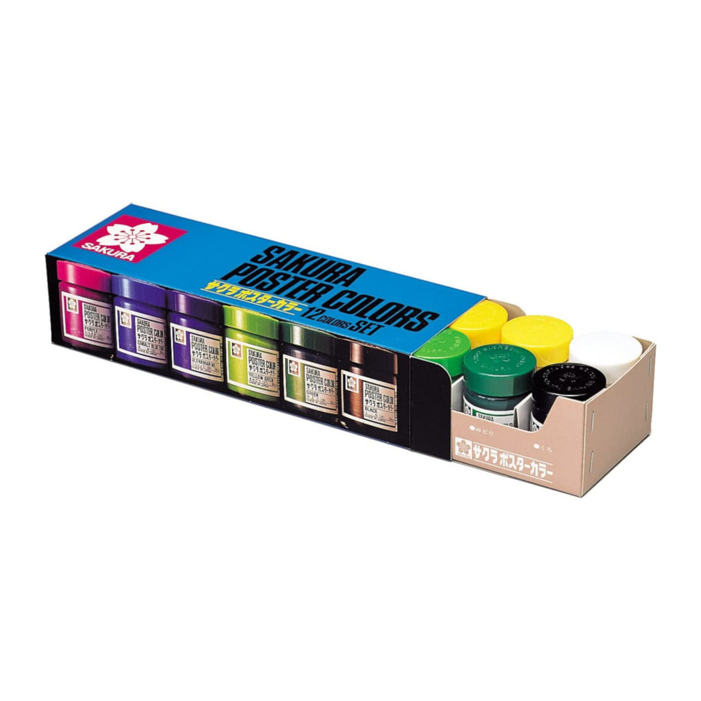 Sakura Poster Colours 30ml - Set of 12 Colours