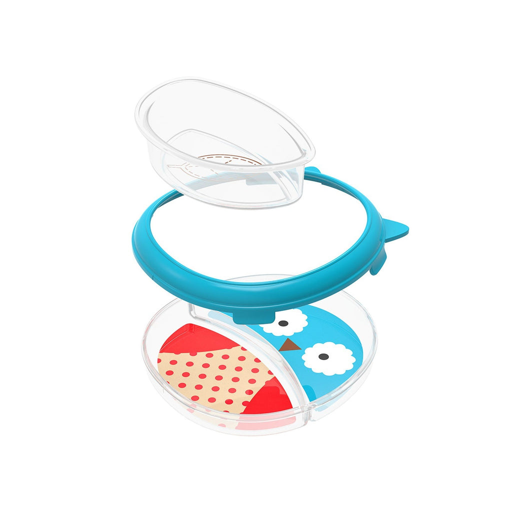 Skip Hop Zoo Smart Serve Plate & Bowl Set | Owl