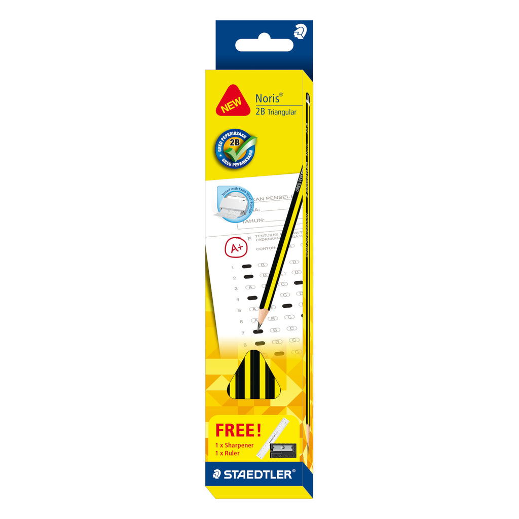STAEDTLER 118 | Noris 2B Triangular - Yellow
