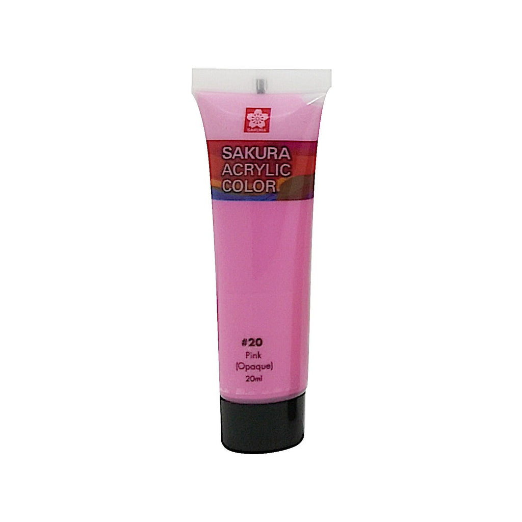 Sakura 20ml Acrylic Colour Paint | #20 Pink
