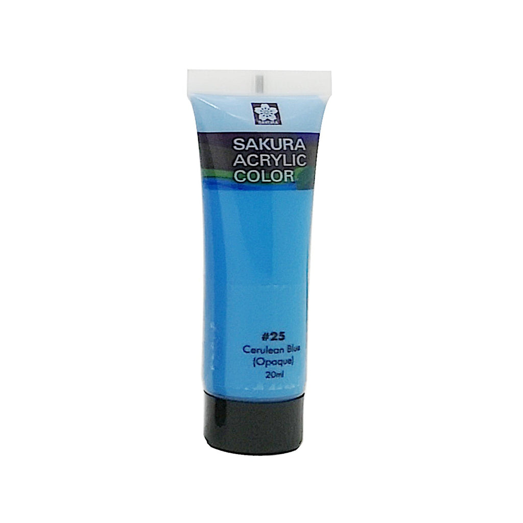 Sakura 20ml Acrylic Colour Paint | #25 Cerulean Blue