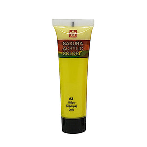Sakura Acrylic Colour 20ML - Yellow