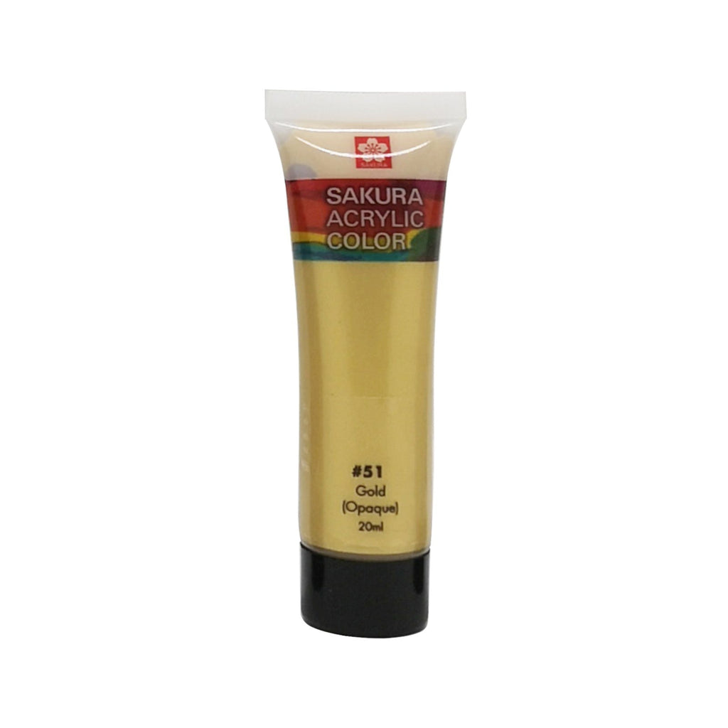 Sakura 20ml Acrylic Colour Paint | #51 Gold
