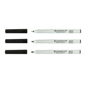 Sakura Arabic Calligraphy Pen | Black Pigment Ink  | Set of 3 Size