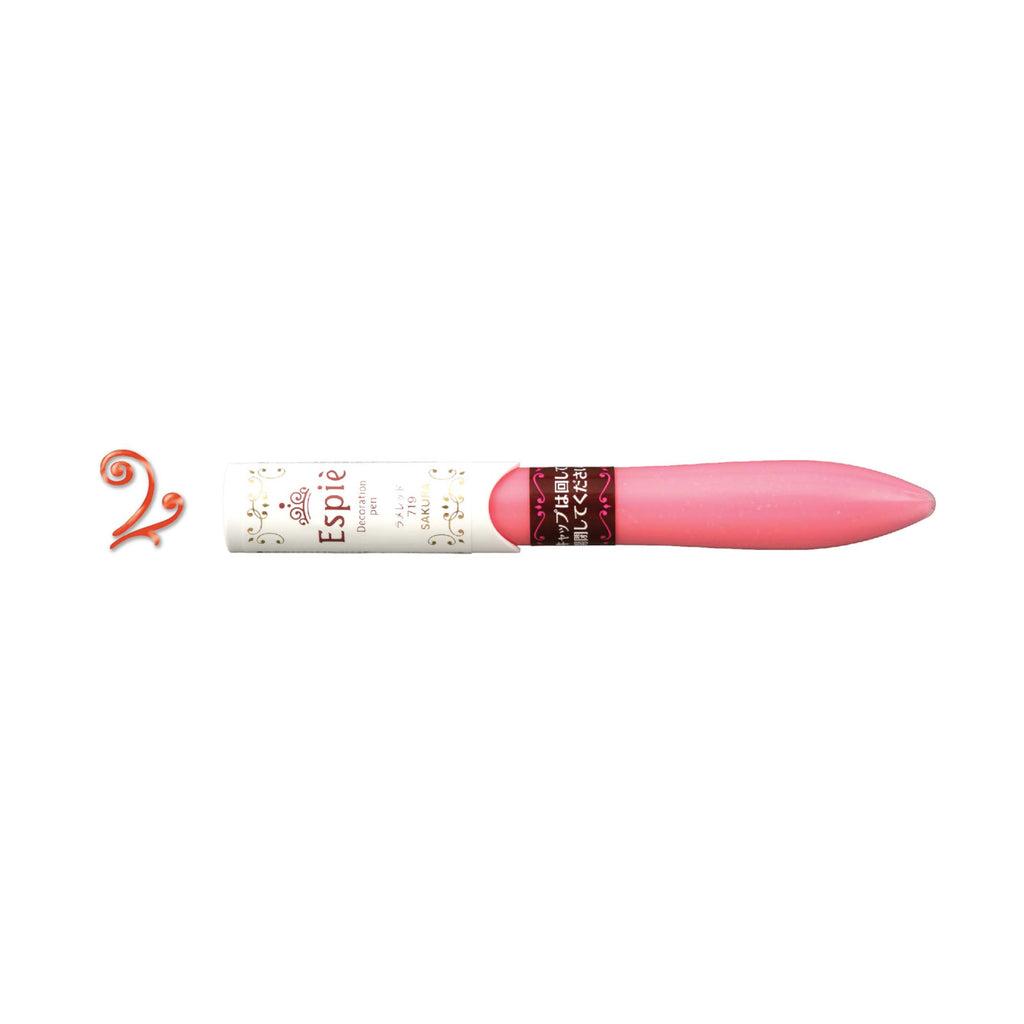 Sakura Espie 3D Decoration Pen | Glittering Red