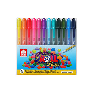 Sakura Gelly Roll Glaze Colour Set - 12 Pens