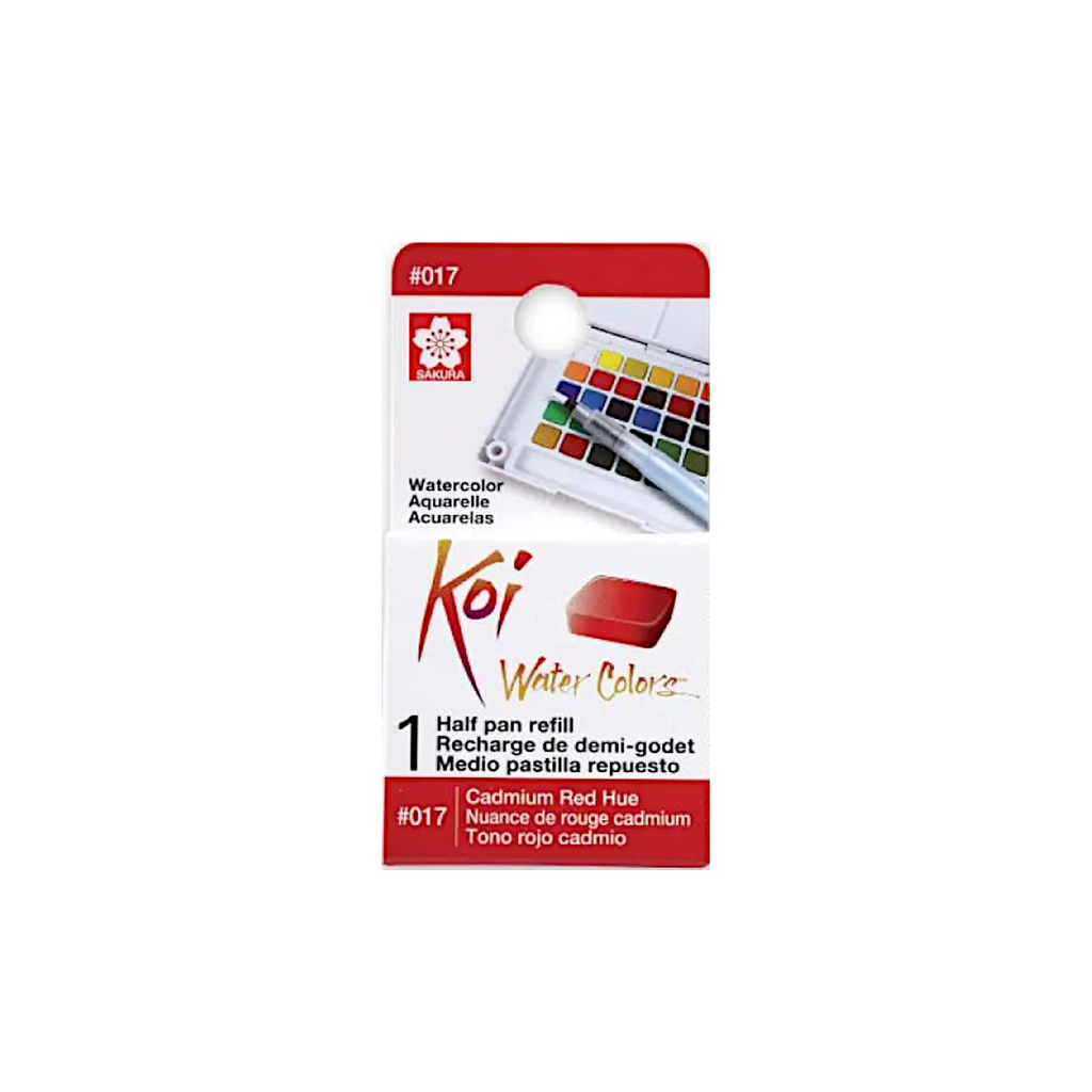 Sakura Koi Water Colours Half Pan Refill