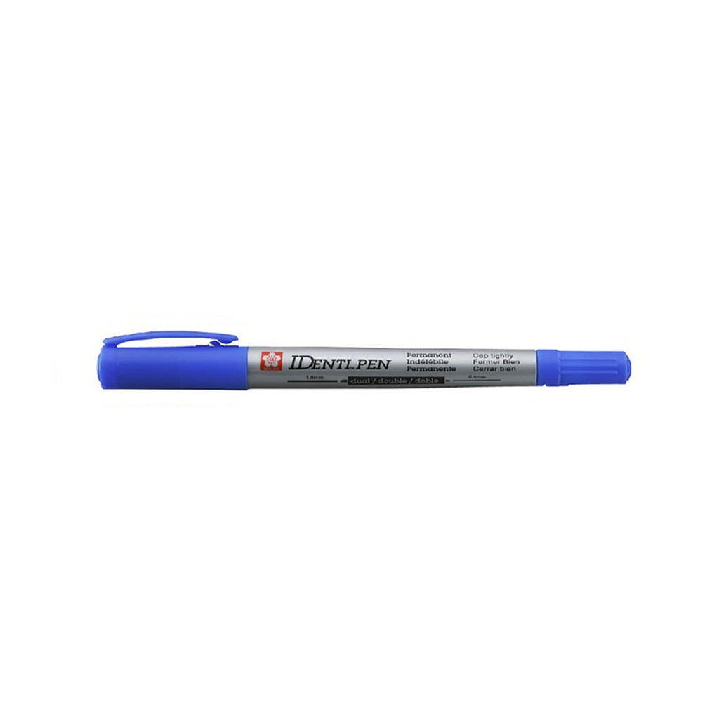 Sakura Identi Pen Twin Point Permanent Marker - Blue