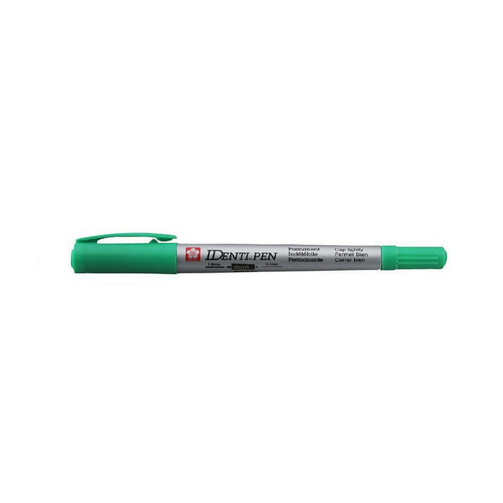 Sakura Identi Pen Twin Point Permanent Marker - Green